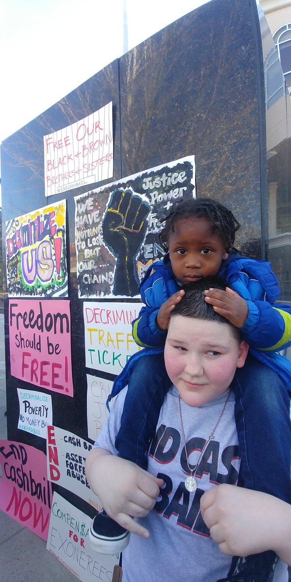 mass_liberation's tweet photo. We are fighting to #EndCashBail not just for the now but for the future! Our children should now be criminalized for being poor or people of color. #CJReform #CriminalJusticeReform #nvleg https://t.co/kJ8mp8TKfV