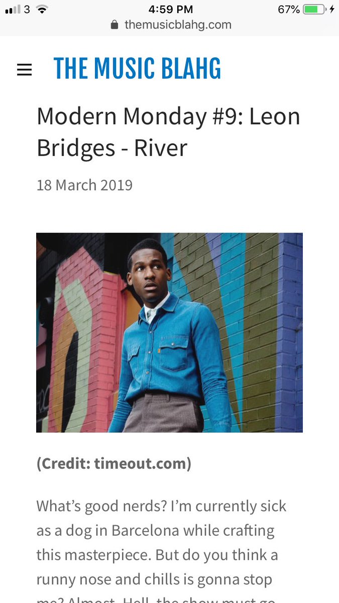 #ModernMonday #9: Leon Bridges - River | Read it here 👉 themusicblahg.com