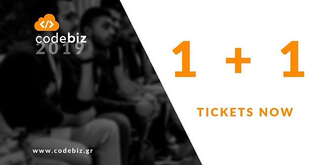 Ακόμα το σκέφτεσαι; Τώρα έσκασε μοναδική προσφορά. 🙌
Έλα με τον φίλο σου, πάρτε 2 εισιτήρια στην τιμή του 1 και Battle your Way to the Top! 🔥
Τελευταία ευκαιρία! 😱
Προλαβαίνεις πριν εξαντληθούν; 👉 Link in Bio #codebiz2019 #battleyourwaytothetop