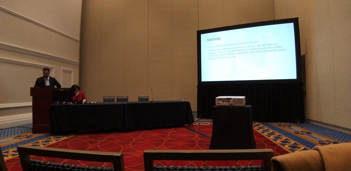 HeadandNeckPath's tweet photo. @ENTpathology presenting new type of salivary gland tumor at the NASHNP meeting #USCAP #NASHNP #Headandneckpath https://t.co/oWrQA8761J