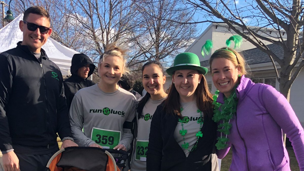 GodfreyB2B's tweet photo. Top 'o the mornin' to ya! These race faces participated in the Run4Luck on Saturday. The run supports the Junior League of Lancaster and the important work it does in our local community. #teamgodfrey #agencylife https://t.co/tlKMulZ8O8