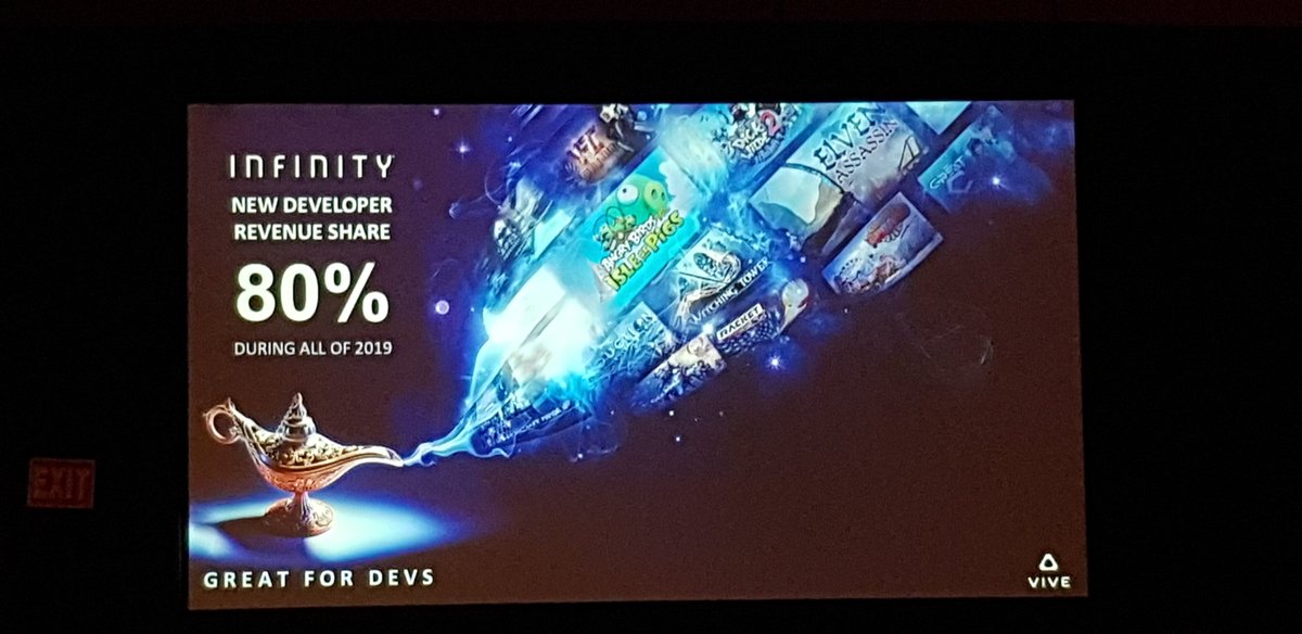 _roback_'s tweet image. New rev share model on Viveport. $12.99/month (was $4). Unlimited access to games (was 5 games a month). 80% goes to dev's #gamedev #VR #GDC