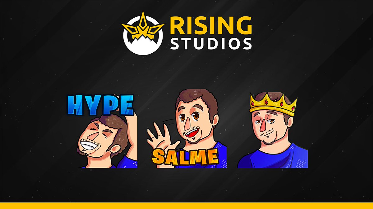 RisingStudiosIT's tweet photo. Twitch Emotes for AndreBoms
β’
RTs and likes are appreciated!
β’
To contact us π Email or DM.
#RisingStudios https://t.co/YWdtLwTEoY
