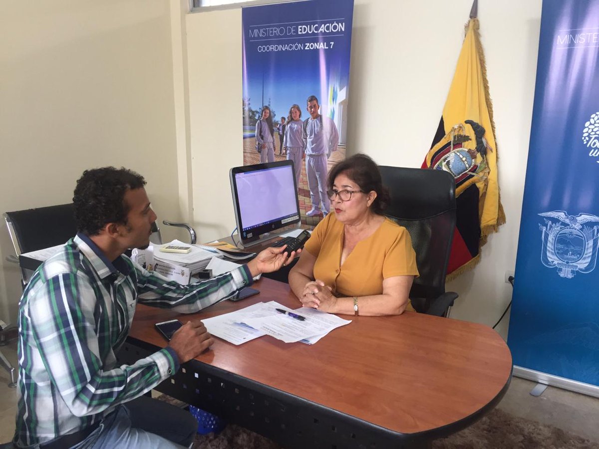 nellyaguilarm's tweet photo. Difusión sobre el proceso Fase Traslado a los medios de comunicación Pasaje TV y Radio Pública Jubones: " ... inicia proceso de traslados para nuevos estudiantes del 18 al 23 de marzo, estudiantes antiguos: 25 al 30 de marzo 2019" @TuCanalPasajeTV @RadioJubonesEP #Distrito07D01 https://t.co/7r1uc5CK16