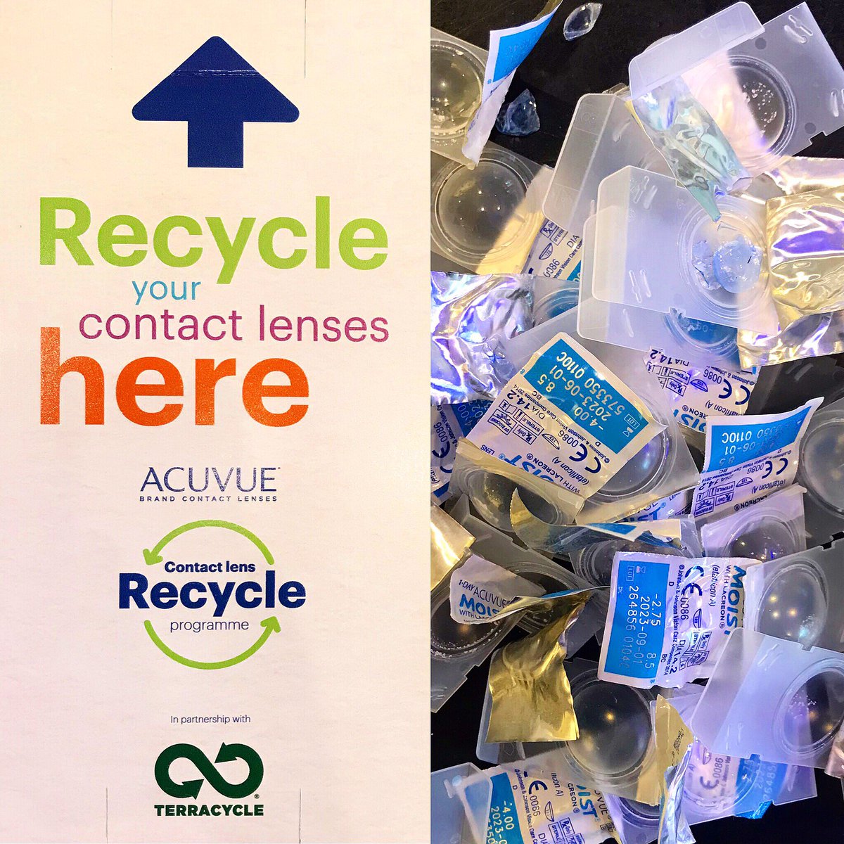 thespeckywren's tweet photo. Remember we can all do our bit for the environment and recycle!
Keep your old contact lenses, blisters and foils and we will make sure they are being recycled.
#theopenmarket #brighton #thespeckywren #acuvue #contactlenses #recycle #green #ogreenworld #environment #ecofriendly https://t.co/RJcmtspxth