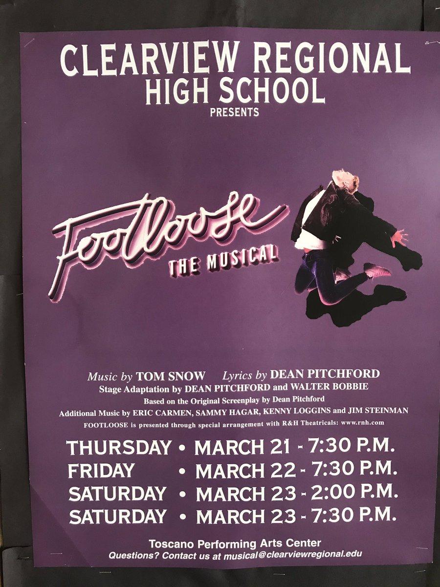 CViewMedia's tweet image. Don' t miss out on a great show.  Student tickets for thursday only $5 with promo code "THFootLoose19"

crhsd.booktix.com