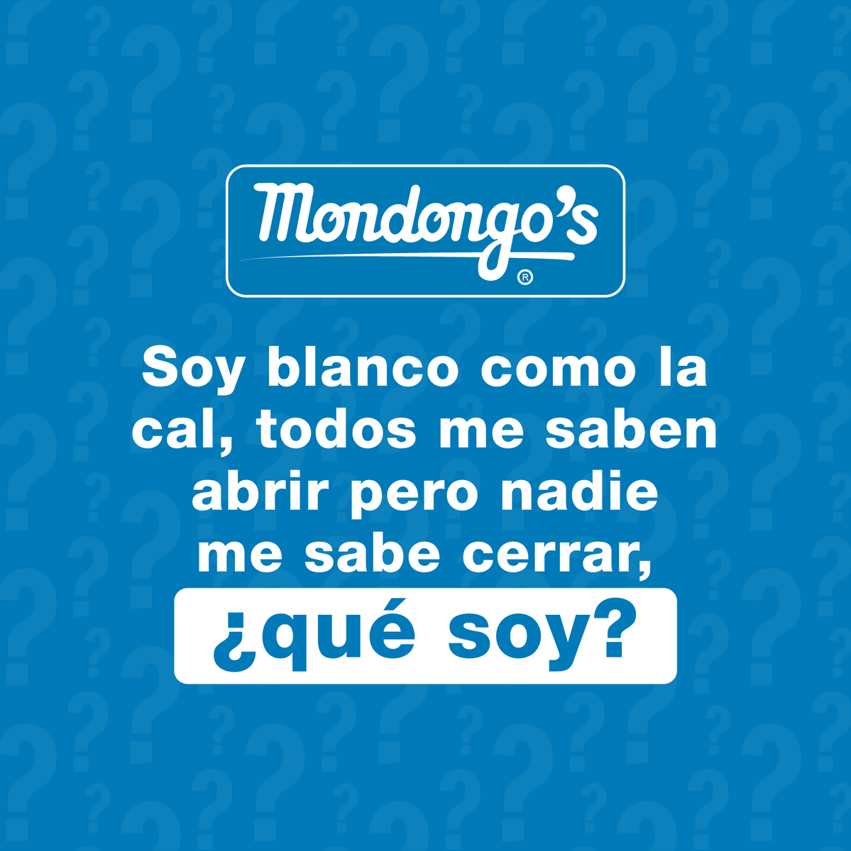 ¡Acertijo! ¿Qué será?
La respuesta es:
... El huevo, ¿acertaste?