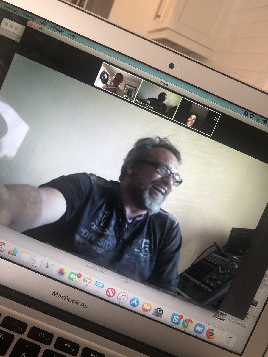 SuzanneBoyd's tweet photo. Testing our @zoom_us feed with @pusastudios! Shannon and I will be live on their YouTube channel tonight talking about how and why we started @WYFWTY. You can watch live here starting at 7:30pm tonight —> https://t.co/aMgodIri9k https://t.co/cpGiHgVIqn