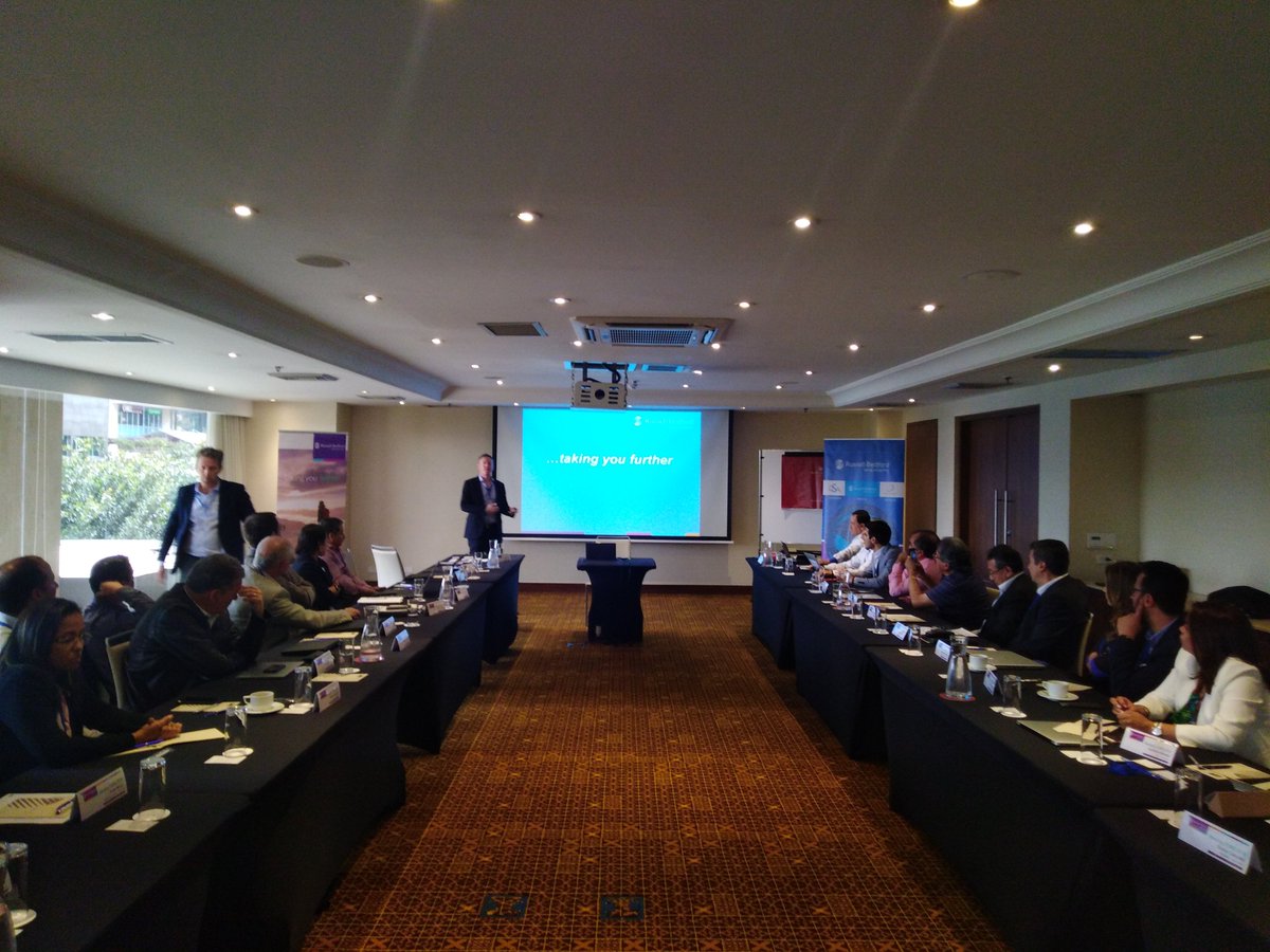 Russellcolombia's tweet photo. Taking you further - Llevándote mas allá

Nuestro CEO @StephenHamlet1 presentando los cambios a la marca, objetivos y mejora continua para nuestra red.

Gracias Stephen, te esperando de vuelta pronto.

#takingyoufurther #RBI #meeting https://t.co/2czwgsB1KZ