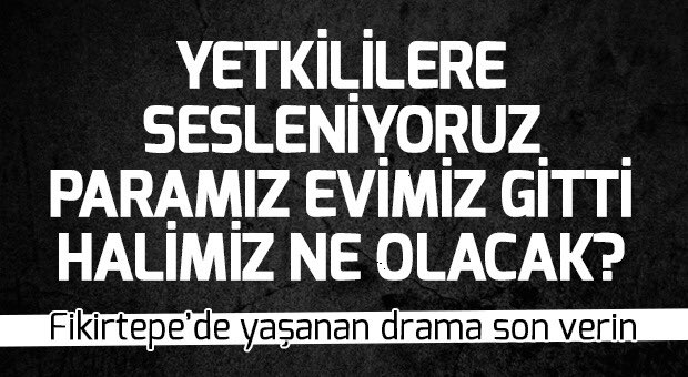 Pana Yapı mağdurlarının dramı ne zaman son bulacak? Devlet kentsel dönüşümün temelini attı, biz de güvenip birikimimizi yatırdık. Peki devlet ne zaman kentsel dönüşüm sürecini himayesine alacak? <a href="/Akparti/">AK Parti</a> <a href="/akpartiistanbul/">AK Parti İstanbul</a> <a href="/csbgovtr/">T.C. Çevre, Şehircilik ve İklim Dğş. Bakanlığı</a> <a href="/murat_kurum/">Murat KURUM</a> @RT_Erdogan <a href="/BA_Yildirim/">Binali Yıldırım İletişim Ofisi</a> #panayapi