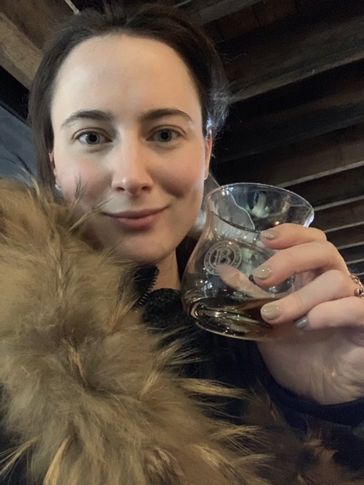Distillery kitty (Peat!) at Kilchoman, increasingly deliciously day drunk at Bunnahabhain, a selfie from