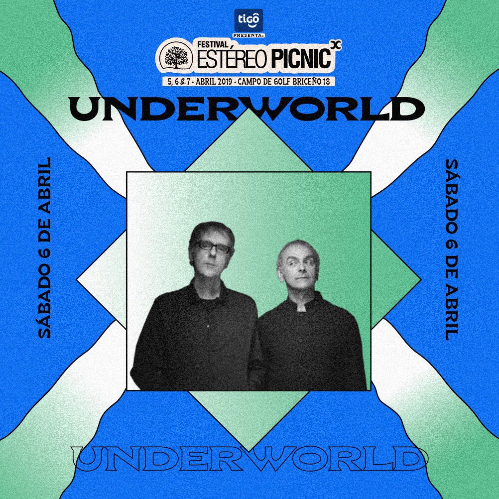 3Puntos's tweet image. #MUSICA 🎶 

La leyenda del house progresivo y el techno @underworld se presentará en exclusiva, en el Festival Estéreo Picnic. #KarlHyde y #RickSmith por primera vez en Colombia, el 6 de abril en el Campo de Golf Briceño 18. ¿Quién va al @festereopicnic ? ⚡️💃🏾