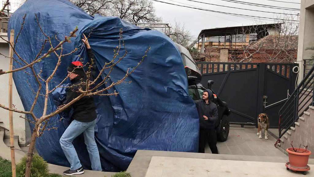 OverlandVagabnd's tweet photo. Easter comes early, unwrapping our egg... Back in Tbilisi and preparing our vehicle for the Season 2 journey!
.
#Adventure #Expedition #Overland #OverlandVagabond #FordRanger #Geocar #CamperLife #TravelTheWorld #HomeOnWheels #Georgia #Tbilisi #Season2a https://t.co/juQj8FtrsR