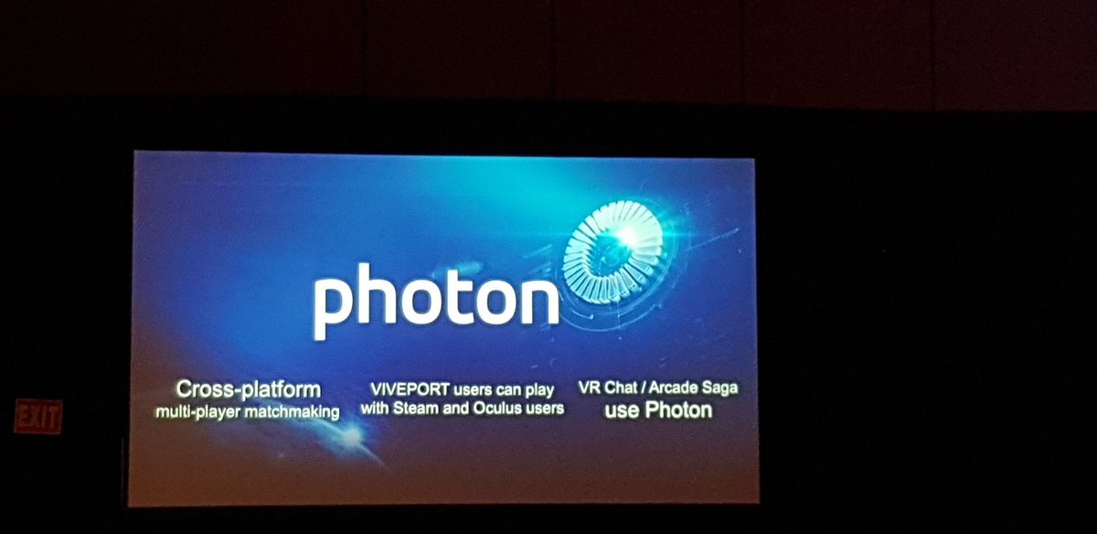 _roback_'s tweet image. Vive partnering with Photon. Supporting devs #GDC19 #vr
