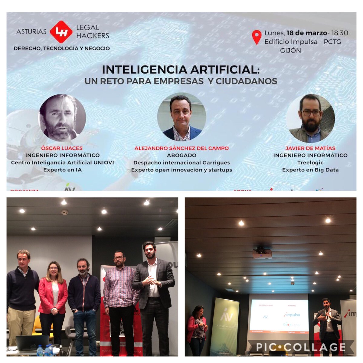 Hoy escuchando experiencias súper interesantes sobre inteligencia artificial para empresas en <a href="/LegalHackersAST/">LegalHackersAsturias</a> <a href="/GijonImpulsa/">Gijón Impulsa</a> <a href="/asturvalley/">Astur Valley</a> <a href="/garrigues_es/">Garrigues</a> <a href="/treelogic/">Treelogic</a> <a href="/uniovi_info/">Universidad Oviedo</a>