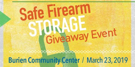 Safe gun storage saves lives lost to suicides & accidents, decreases thefts & unauthorized use, & can lead to reduced community violence. Get hands-on training around proper gun storage & receive a FREE lock box or trigger lock Saturday #safegunstorage facebook.com/events/4922572…