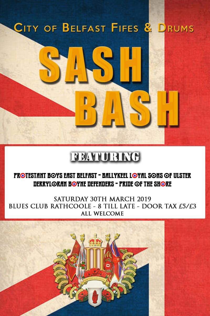 dennismccord's tweet photo. City of Belfast Fife’s and Drums sash bash with a few of Ulster’s finest bands 🔴⚪️🔵 https://t.co/ErDQ6MhoOa