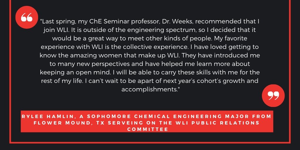 Rylee Hamlin #WhyIJoinedWLI