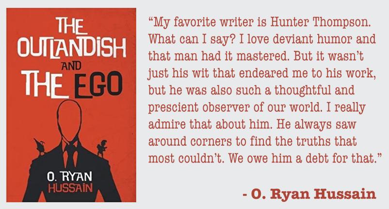 acaan43's tweet image. Retweet if you love Hunter S. Thompson too! #BeOutlandish #HunterThompson #Gonzo #ORyanHussain @oryanhussain bit.ly/2TzQU1C