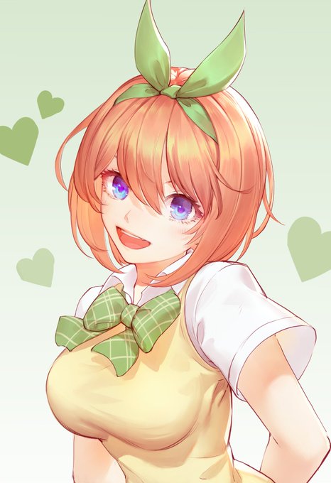 動漫地帶さんがTwitterに投稿した中野四葉(五等分の花嫁)のイラスト。