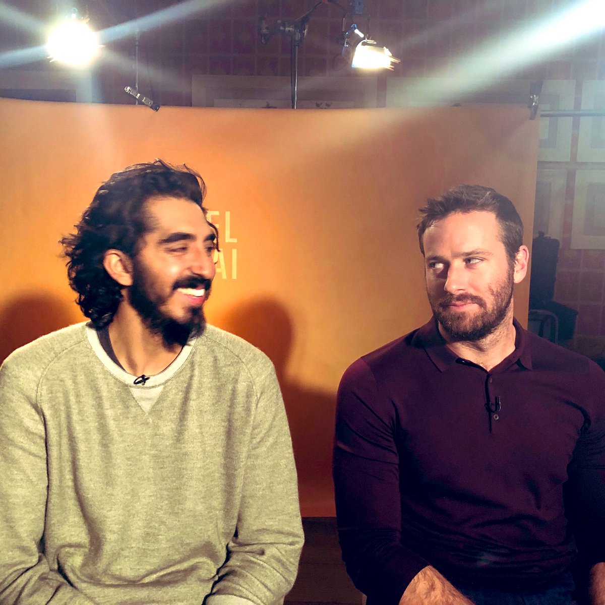 Live Twitter Q&A with Dev Patel and Armie Hammer / Twitter