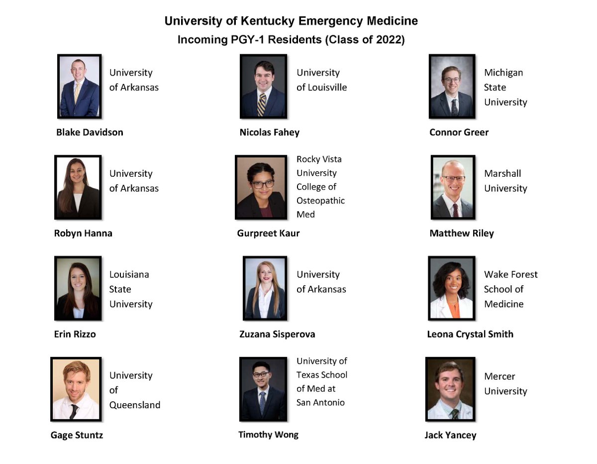 PoppasPearls's tweet photo. Welcome to the UK EM Class of 2022! @WildcatEMres #WildcatEM #ProudPoppa #BringYourRunningShoes https://t.co/Ya08fruBKF