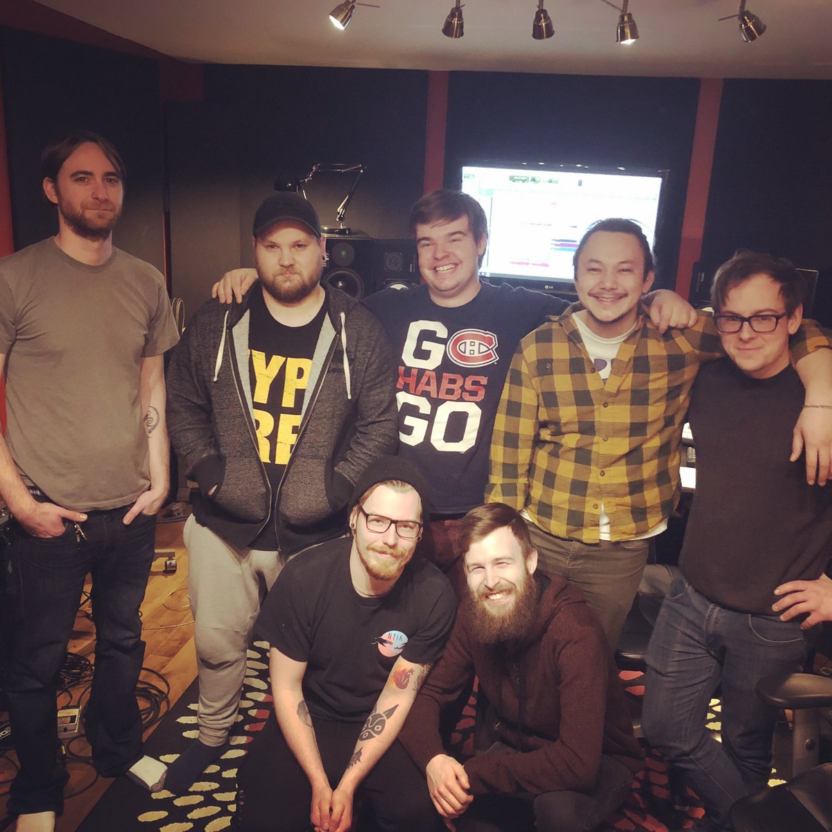 Big thanks to T-Rex Marathon who just spent the last 9 days tracking 10 songs with <a href="/producedbybond/">Mike Bond</a> and <a href="/GalleyProds/">Galley Productions</a> ! Stuff sounds fantastic and we loved hosting you! 
#recording #ottawamusic