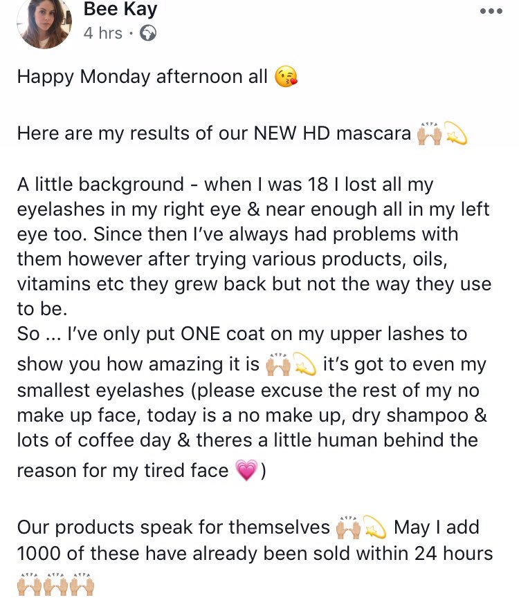 MummyLife2016's tweet photo. I shared a story on my fb earlier on about our new HD mascara! And here are some results from my customers that purchased it. #womaninbiz #wnukrt https://t.co/32mj6T4IKn