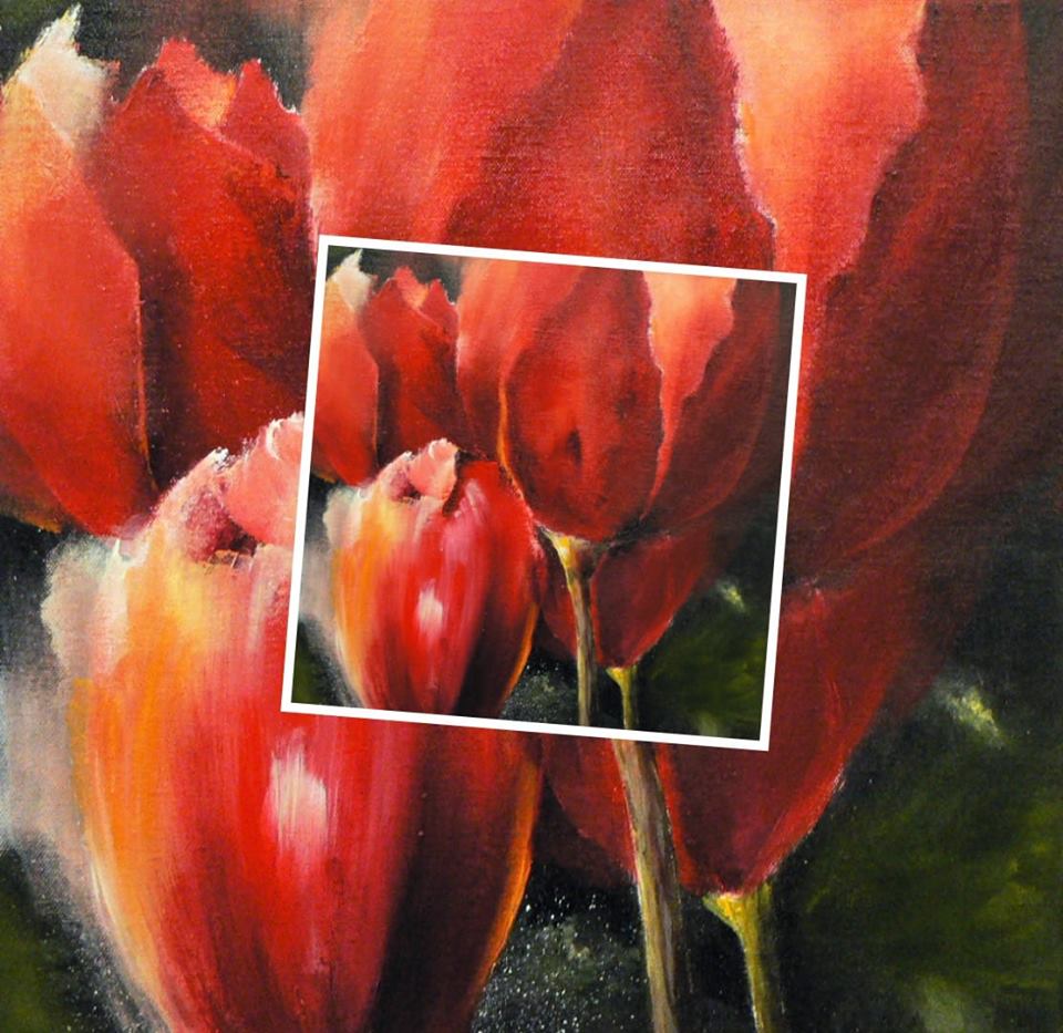 Whether your looking for a night out with friends or the perfect date night! -March 30th 6:00pm
Learn how to paint these fiery tulips! No experience necessary. 
TIckets: winedownwithart.net/calendar-of-ev…

*$10.00 minimum purchase at the restaurant. Full bar and Restaurant available