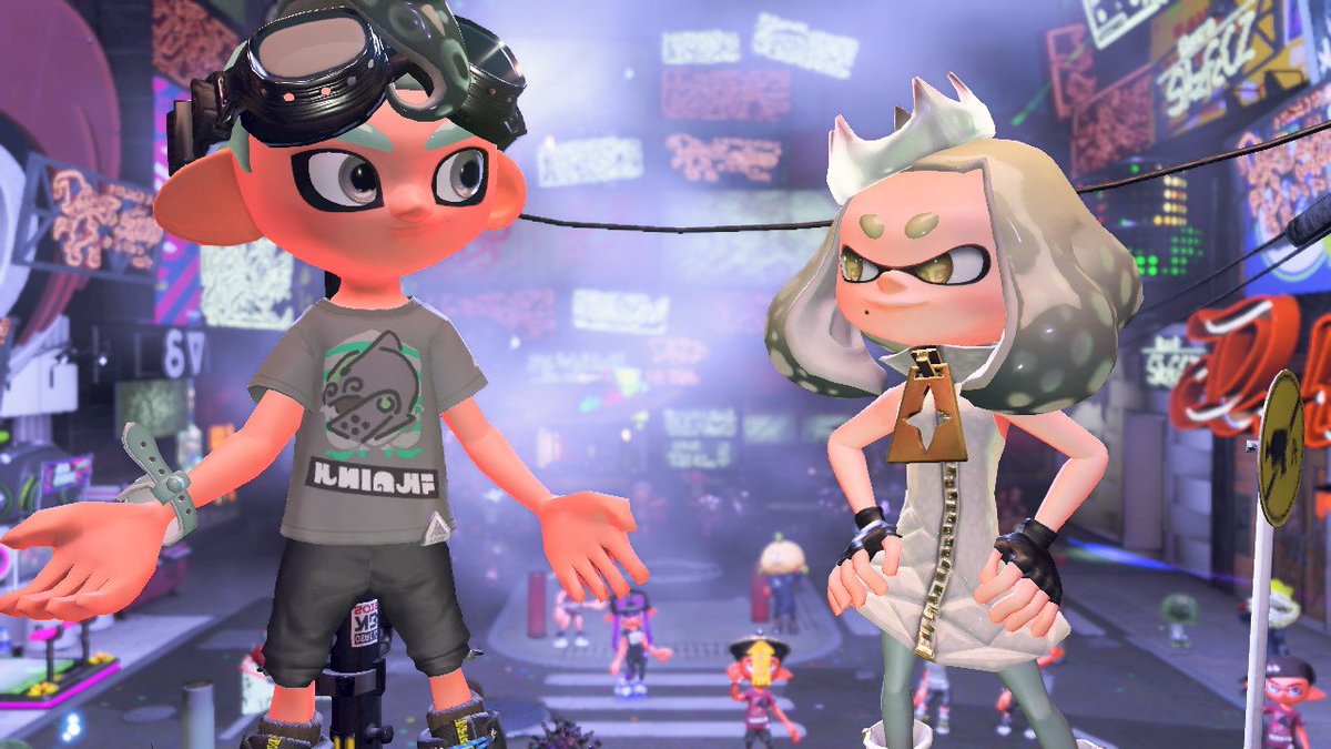 Beesaurus28's tweet photo. I forgot to share these from the splatfest the other night. •w•; ♡♡♡ #Splatoon2 #NintendoSwitch #beekerbeeks https://t.co/kYBYlS5BkX