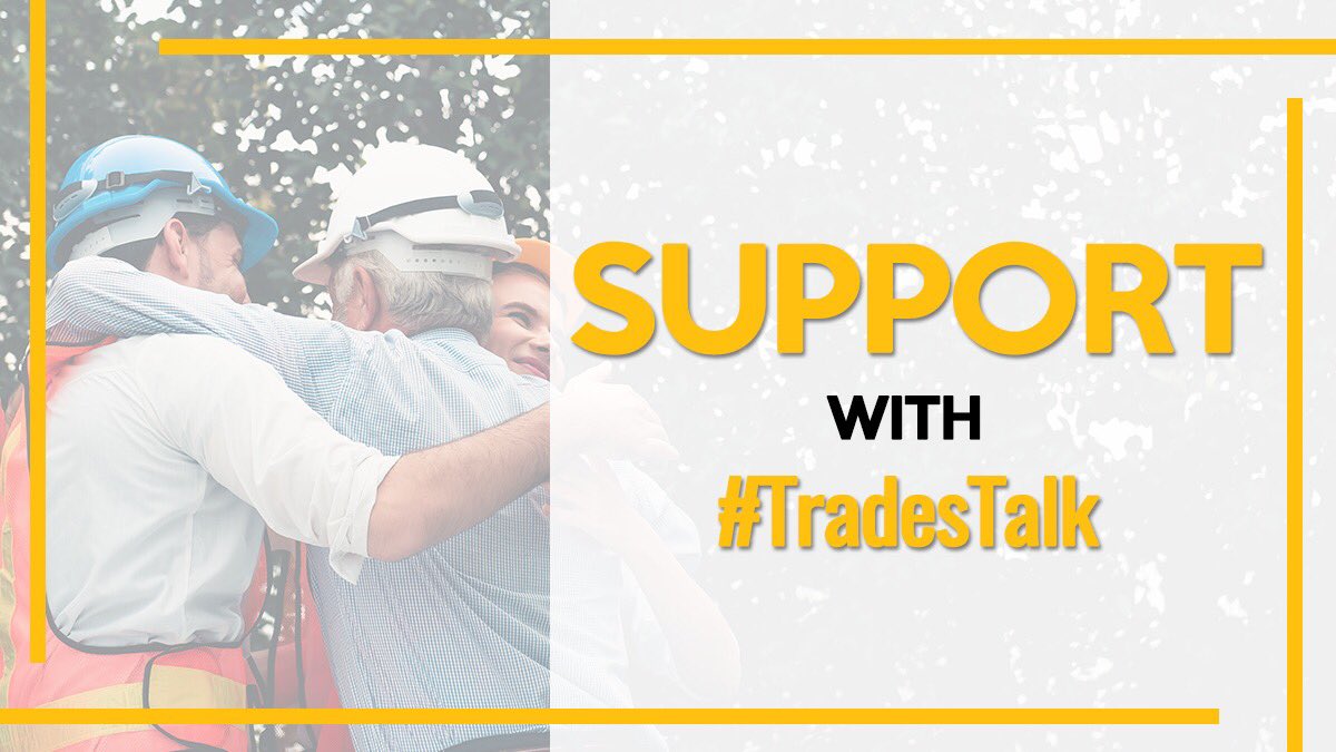 TradesTalk's tweet image. Sometimes we all need that helping hand, that shoulder to cry on or simply someone to listen to us. 

That's why tomorrow night's #TradesTalk is about support - and how we can best help each other in times of need.

#MentalHealth
#ItsOkNotToBeOk 

Join us from 8pm ♥️