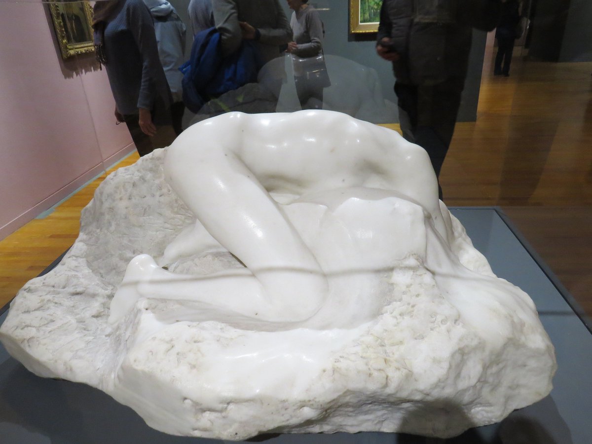 LittleCityArts's tweet photo. "Danaid" by Auguste Rodin, @VanArtGallery as part of the exhibit, French Moderns: Monet to Matisse 1850-1950. Check out more on my blog! https://t.co/bo7EnliRw3 https://t.co/6FAkzz2nvk