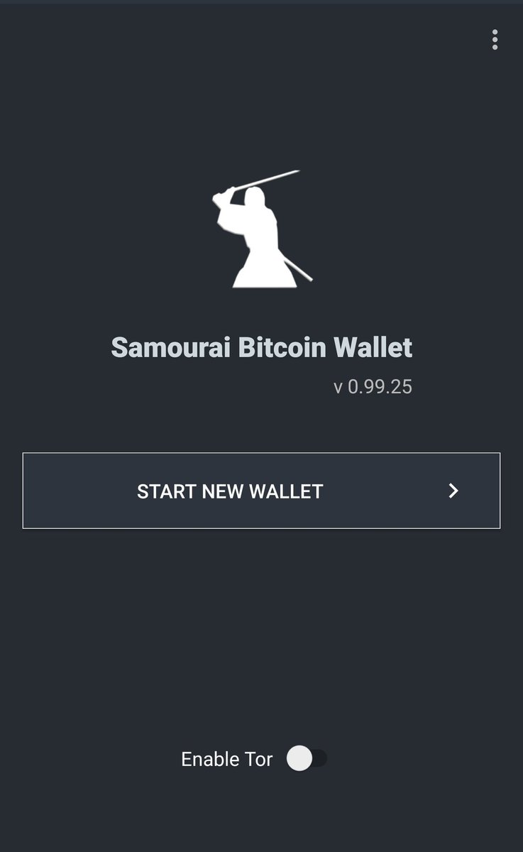 SamouraiWallet's tweet image. So Tor is now built in as of the latest update on the Google Play Store. You can enable Tor before creating a new wallet or toggle on/off at any time within the wallet. Coming up in next UI build a dedicated network managementt screen for Dojo and Tor. play.google.com/store/apps/det…