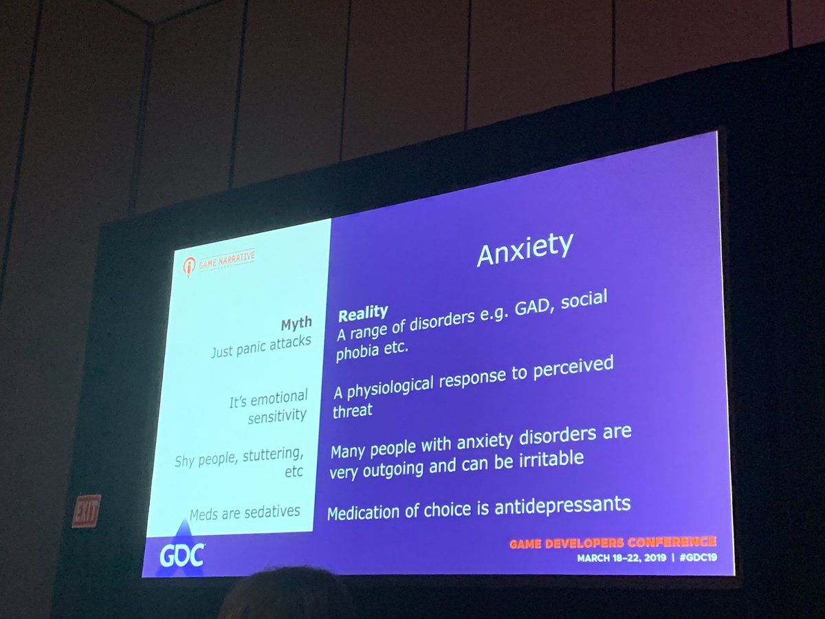 CheckPointOrg's tweet image. People with anxiety can display a number of symptoms. Celeste is a great example of a game that builds in a coping technique into the game mechanics. #GDC19
