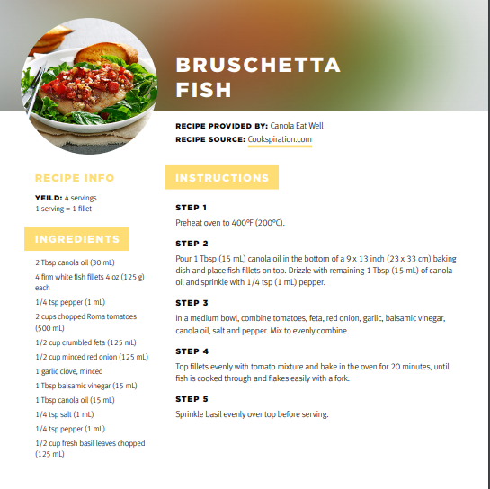 EatSmartSK's tweet photo. Unsure what to make for dinner tonight? Try this Bruschetta Fish! https://t.co/rvQIiX7fQg