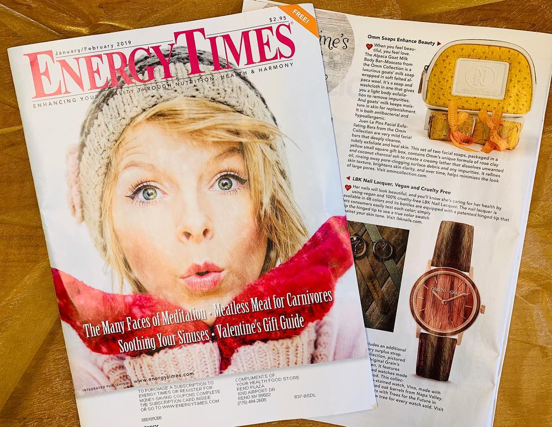 OMMCollection's tweet photo. Thank you #energytimes for including our all natural facial soap and alpaca goat milk body bar in Feb 2019 issue! 
Our goal is to make you feel loved and feel beautiful again❤️ 

#giftguide #allnaturalproducts #allnaturalbodycare #ommcollection #loveyourself #feelbeautiful https://t.co/nLY0ON3iUn