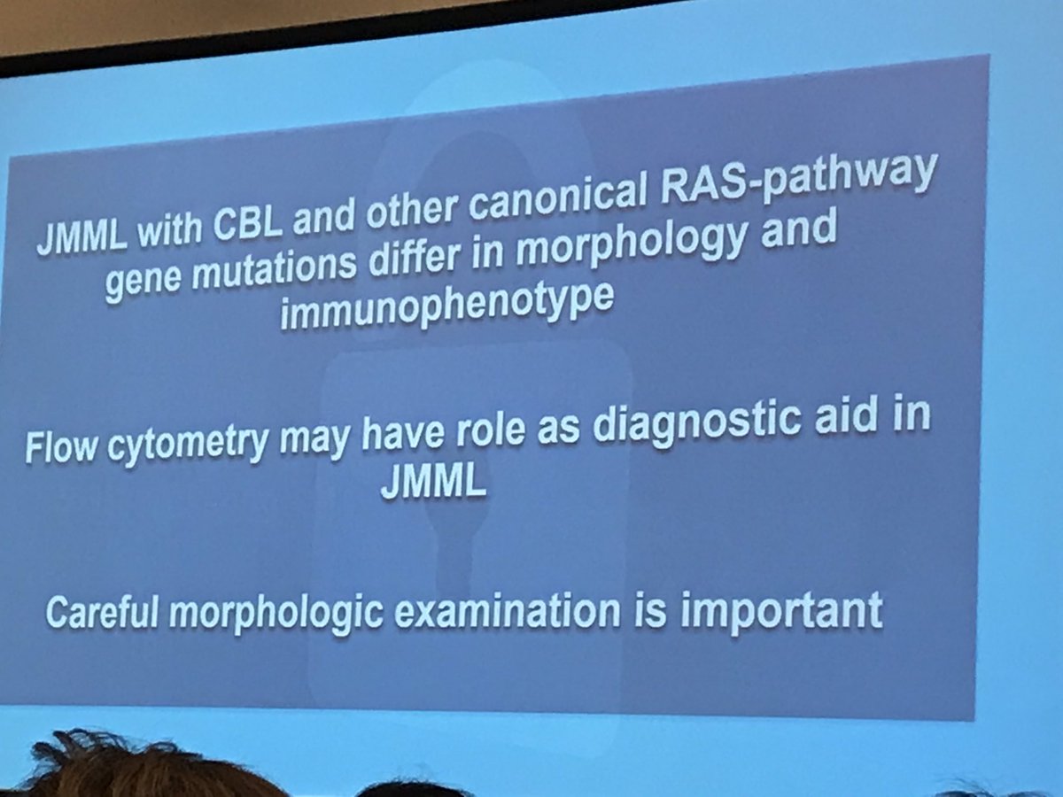 SCKoo80's tweet image. Dr. Rachel Mariani from Nationwide Children's presents her work done at Lurie Children's on Cbl/Ras pathway mutations in juvenile myelomonocytic leukemia. #USCAP2019 #nchpath