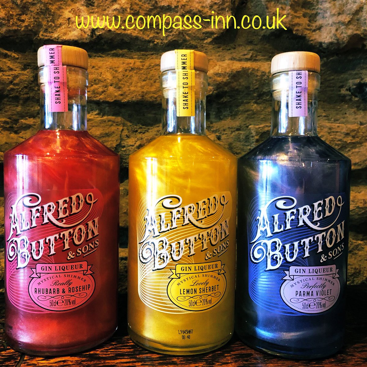 CompassInn's tweet photo. Awesome sparkly gin liqueurs arrived recently. You have to try these!!!
#gin #glitter #sparkles #unicorn https://t.co/3cLJTEZSLO