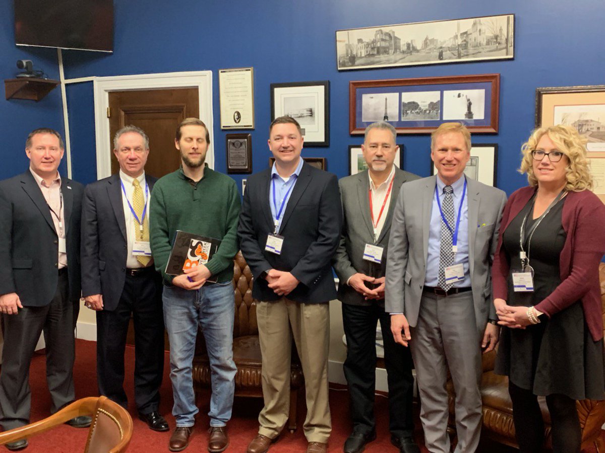 Superintendent Gene Lolli and Director of Student Services Gary Walker in Washington D.C. working for us and Impact Aid! #ImpactAid