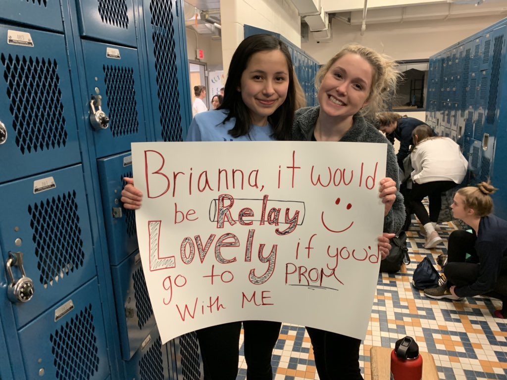 nhsjuniorprom19's tweet photo. The track grind never stops for these two and neither will their dance moves at prom!! https://t.co/cyVuRWuJGZ