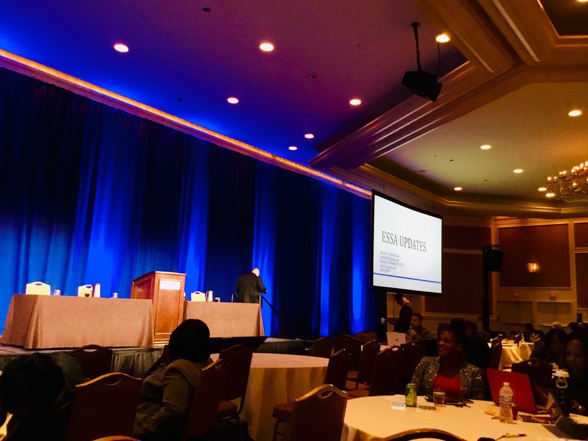 Steven Spillan getting ready to present ESSA Updates Including Allowability and Supplanting. <a href="/sspillan/">Steven Spillan</a> <a href="/BrumanGroup/">The Bruman Group, PLLC</a> #NAFEPA