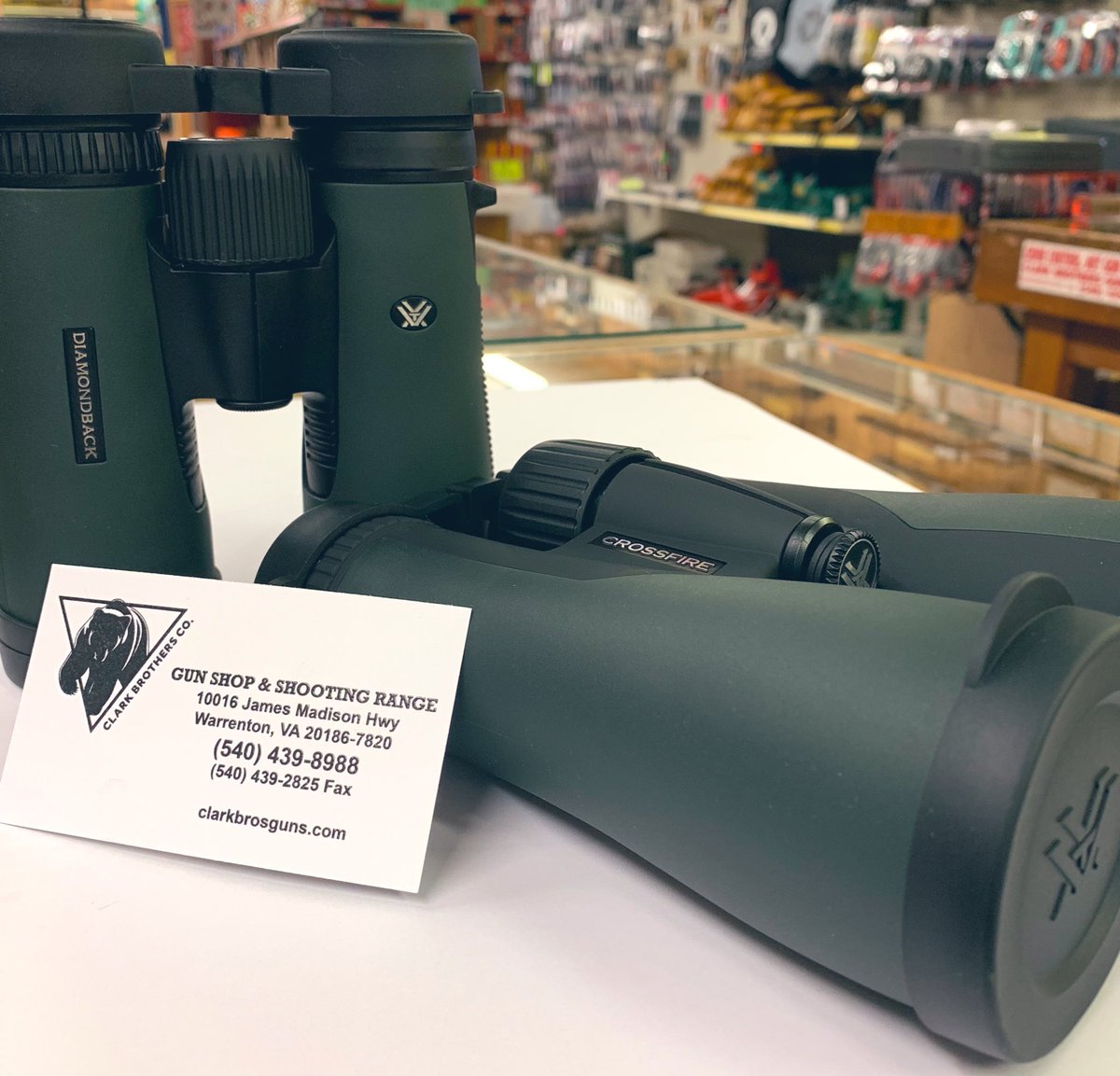 ClarkBrosVA's tweet photo. Our Vortex shipment is in! Whenโs the last time you upgraded your glass? #Vortex #Scopes #RedDot #ReflexSights #Binoculars @VortexOptics https://t.co/6ytxUvL5SV