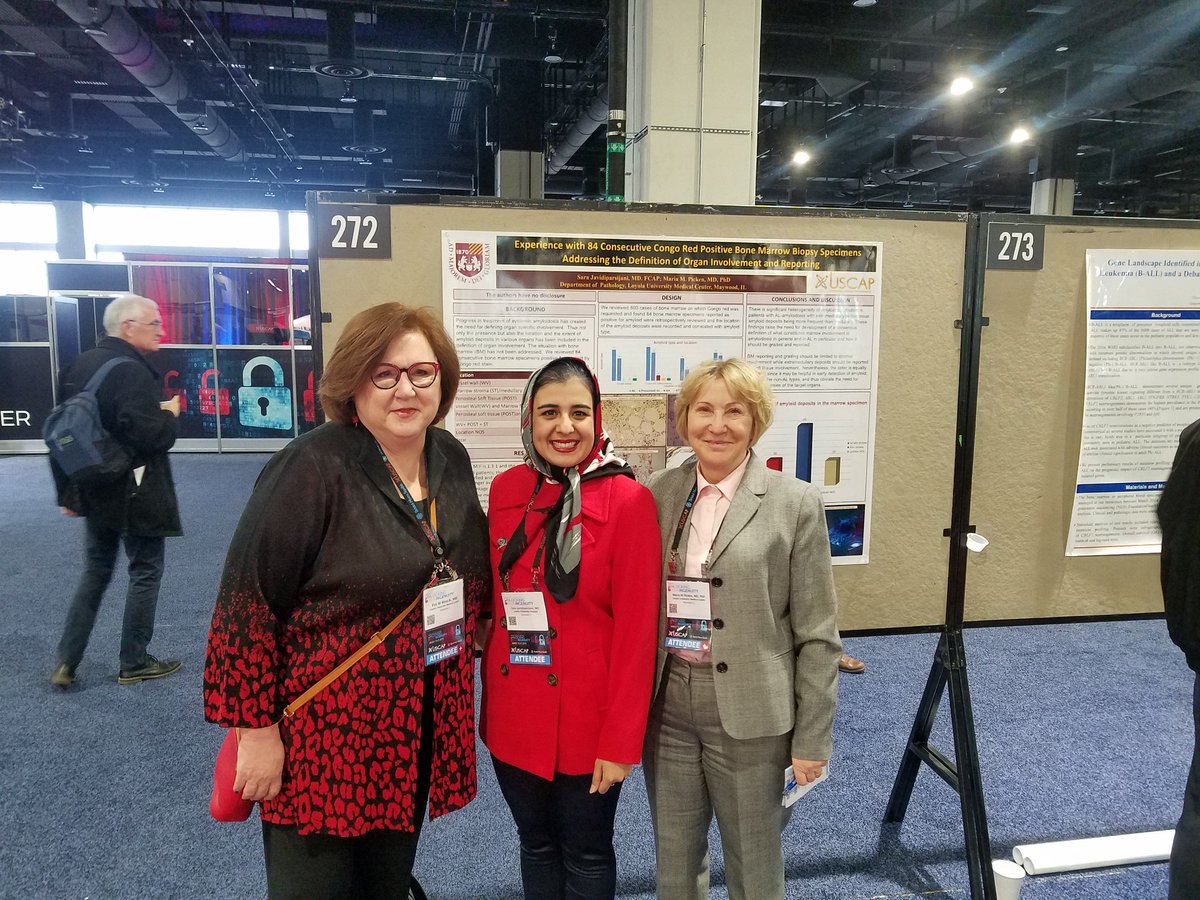 Love working with everyone in this phenomenal <a href="/loyolapathology/">Loyola Pathology & Laboratory Medicine</a> family! #USCAP19