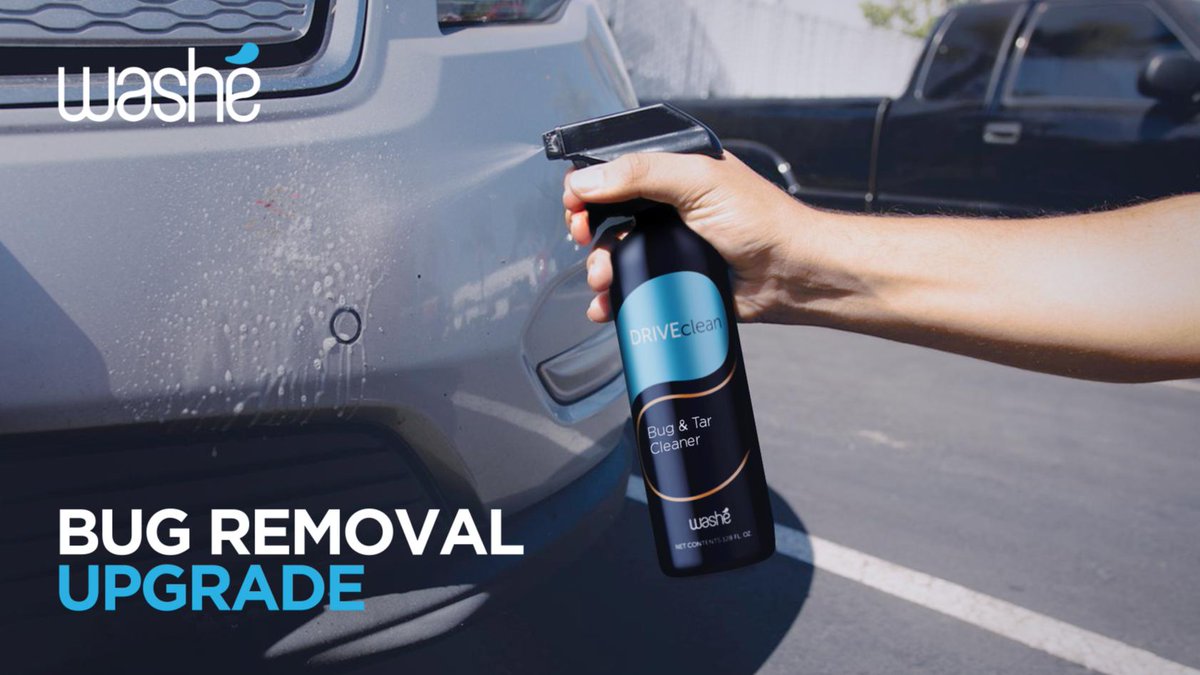 WasheApp's tweet image. Trying to remove bugs from your car can be time-consuming. Let our professionals handle it with the proper products and technique. 
Upgrade on any package.