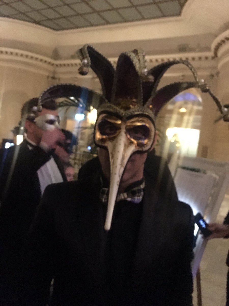 Springboard_UK's tweet photo. We’ve already seen some fantastic masks here tonight! #TheMaskedBall https://t.co/xC4mRdlGac