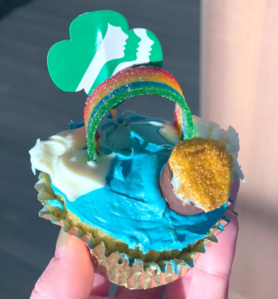 RMHCcaitlin's tweet photo. Thank you Nila, Izzy, Grace, Tessa, Liberty, Chloe, and Morgan from Girl Scout Troop # 30393 for making the most creative St. Patty’s Day treats for our families! #RMHCKudos #KeepingFamiliesClose @girlscouts @RMHCFargo https://t.co/c8QUOdT9nS