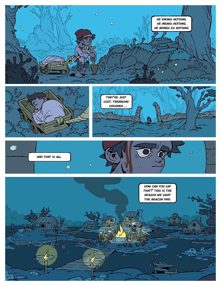 'The Evergreen Heart'

This is a story I've been working on for years and I'm excited to share it with everyone! First couple pages are available to read now, and I'll ideally update a new page every Monday!

theevergreenheart.tumblr.com/post/183545220…