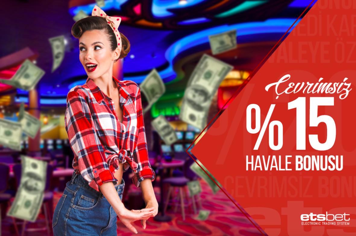 Etsbet %15 çevrimsiz havale bonusu Etsbet %15 çevrimsiz havale bonusu
