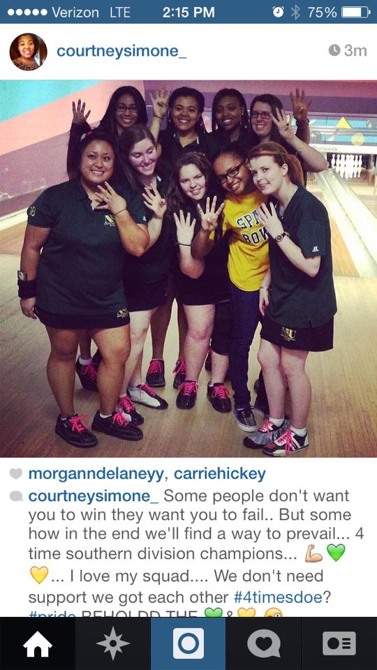 honigbiene91's tweet photo. In my free time, I love to head over to New Berlin Ale house and bowl a few games. Bowling is my love, and I spent all of high school &amp; college bowling. I'm so blessed that I got to travel so many places, and I got to be at @NCAA student-athlete at @Norfolkstate #csubbb203_Spr19 https://t.co/nwEubYtZqJ