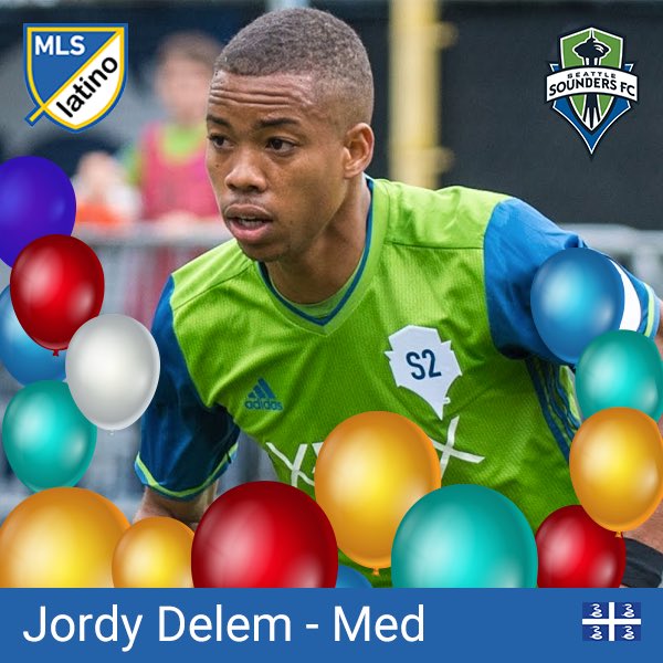 MLSLatinoOk's tweet photo. [FELIZ CUMPLEAÑOS] 🎈🎁🎂🎉
Hoy Jordy #Delem (@JordyDelem) 🇺🇸, volante de los #SoundersMatchday, festeja sus 26
¡Por un nuevo año desplegando talento en la mediacancha de @SoundersFC ! ⚽⚽
#HappyBirthday #FelizCumpleaños @soundersfc_es #MLS @futbolMLS @MLS https://t.co/L8rmN431S4